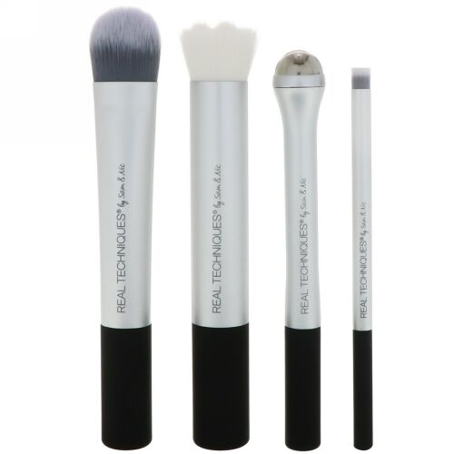 Real Techniques by Samantha Chapman, プレップ+プライムセット、4点セット (Discontinued Item)