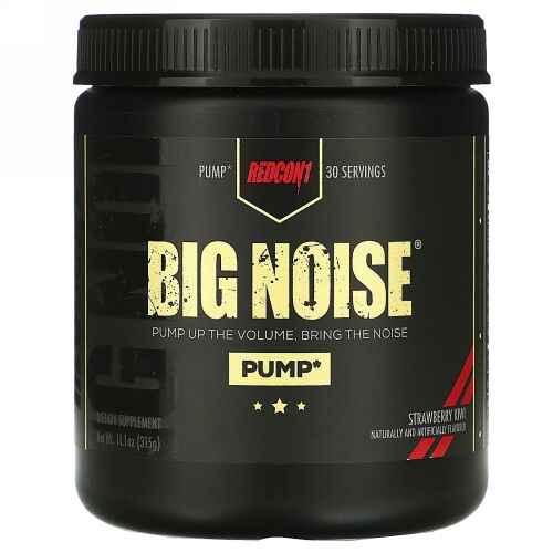 Redcon1, ビッグノイズ、ストロベリーキウイ、11.1 oz (315 g) (Discontinued Item)
