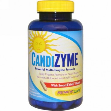 Renew Life,  CandiZyme™（カンジザイム）、ベジキャップ使用 45 錠 (Discontinued Item)