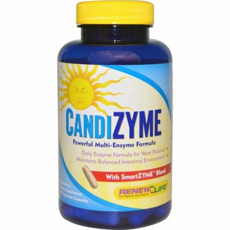 Renew Life,  CandiZyme™（カンジザイム）、ベジキャップ使用 45 錠 (Discontinued Item)