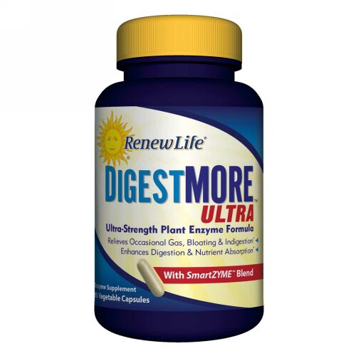 Renew Life, ダイジェストモアウルトラ、 90植物性カプセル (Discontinued Item)