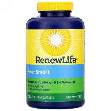 Renew Life, Fiber Smart, 200 Vegetarian Capsules