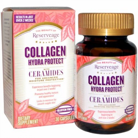 ReserveAge Nutrition, フィトセラミド入りコラーゲン・ハイドラ・ブースター、30カプセル (Discontinued Item)