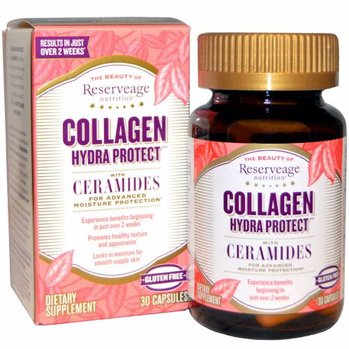 ReserveAge Nutrition, フィトセラミド入りコラーゲン・ハイドラ・ブースター、30カプセル (Discontinued Item)