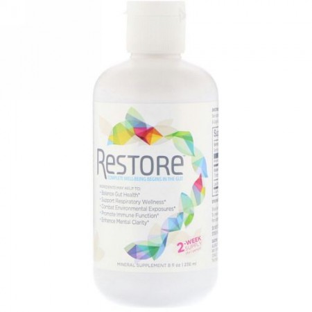 Restore, 腸の健康のためのミネラルサプリメント、8 fl oz (237 ml)
