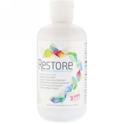 Restore, 腸の健康のためのミネラルサプリメント、8 fl oz (237 ml)