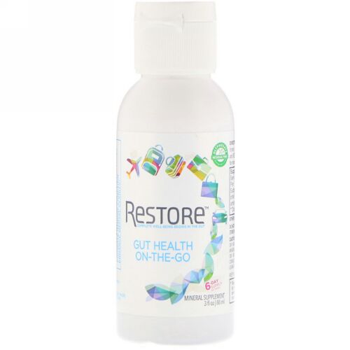 Restore, Gut Health, Mineral Supplement, On-The-Go, 3 fl oz (88 ml)
