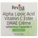 Reviva Labs, アルファリポ酸, ビタミンCエスター&DMAEクリーム, 2オンス（55 g）