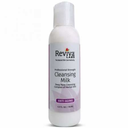 Reviva Labs, Cleansing Milk, 4 fl oz (118 ml) (Discontinued Item)