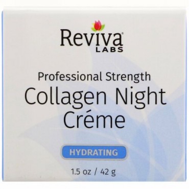 Reviva Labs, コラーゲンナイトクリーム、1.5oz（42g）