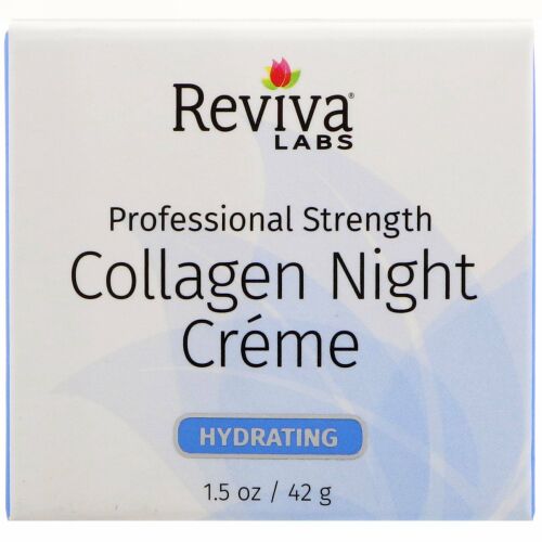 Reviva Labs, コラーゲンナイトクリーム、1.5oz（42g）