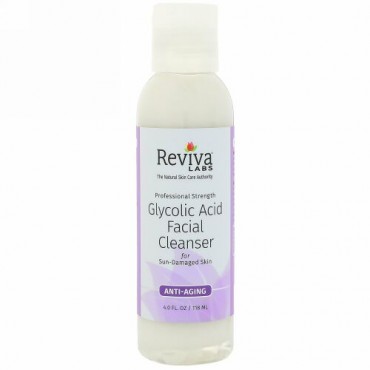 Reviva Labs, グリコール酸フェイシャルクレンザー、118ml（4fl oz）