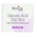 Reviva Labs, グリコール酸昼用計量保湿クリーム（脂性肌用）、1.5 oz (42 g) (Discontinued Item)