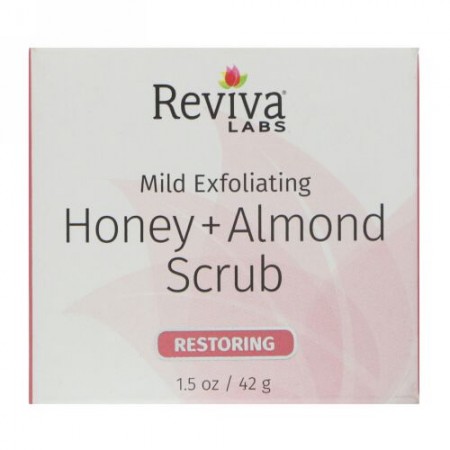 Reviva Labs, ハニー＆アーモンドスクラブ、1.5オンス (42 g) (Discontinued Item)