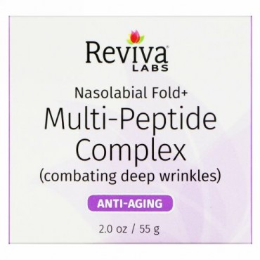 Reviva Labs, ほうれい線 + マルチペプチドコンプレックス, 2 oz (55 g)