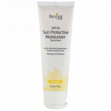 Reviva Labs, Sun Protective Moisturizer Sunscreen, SPF 30, 3.0 oz (87 g)