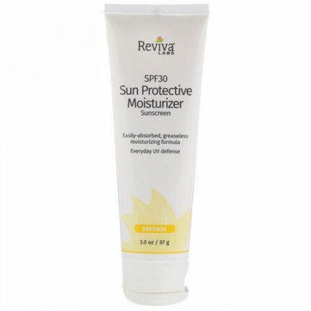 Reviva Labs, Sun Protective Moisturizer Sunscreen, SPF 30, 3.0 oz (87 g)