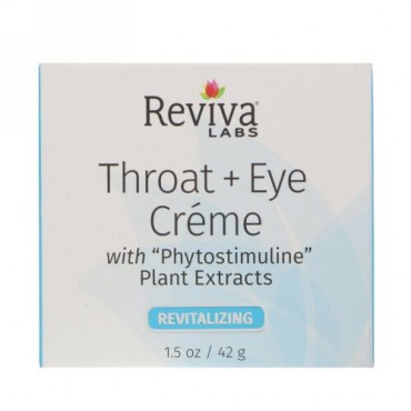 Reviva Labs, 喉と目周りのためのクリーム, 1.5オンス（41 g） (Discontinued Item)