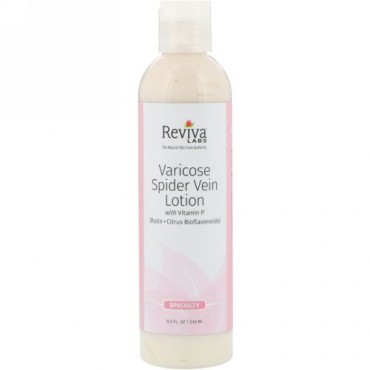 Reviva Labs, ビタミンP配合クモの巣状静脈瘤用ローション、8 fl oz (236 ml) (Discontinued Item)