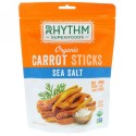 Rhythm Superfoods, オーガニックニンジンスティック、海塩、1.4 oz (40 g) (Discontinued Item)