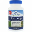 RidgeCrest Herbals, ClearLungs、超強力、120ビーガンカプセル