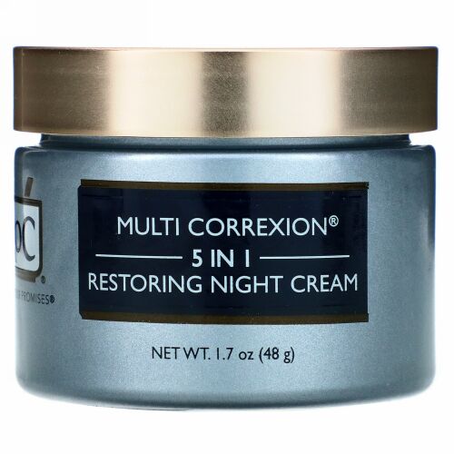 RoC, マルチ コレクション、 5 In 1、 リストアリングナイト クリーム、 1.7 oz (48 g)