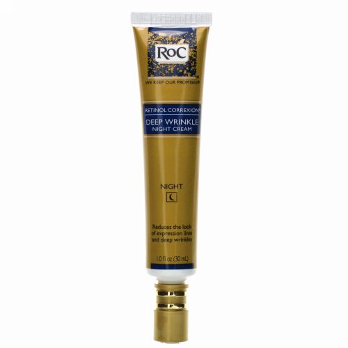 RoC, レティノル コレクション、 ディープシワ ナイト クリーム、 1.0 fl oz (30 ml)