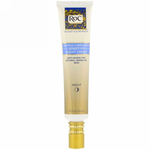 RoC, レティノル コレクション、 センシティブナイト クリーム、 1.0 fl oz (30 ml)