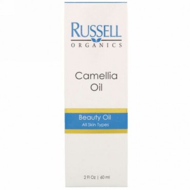 Russell Organics, 椿オイル、2 液量オンス (60 ml) (Discontinued Item)