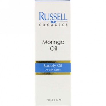 Russell Organics, モリンガ オイル、 2 fl oz (60 ml) (Discontinued Item)