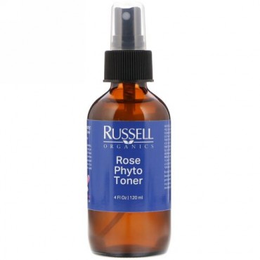 Russell Organics, Rose Phyto Toner, 4 fl oz (120 ml) (Discontinued Item)