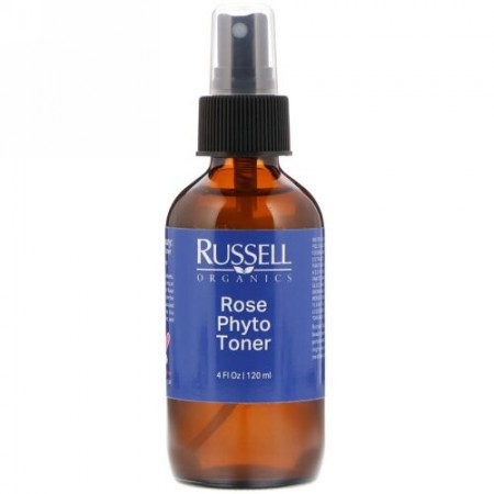 Russell Organics, Rose Phyto Toner, 4 fl oz (120 ml) (Discontinued Item)