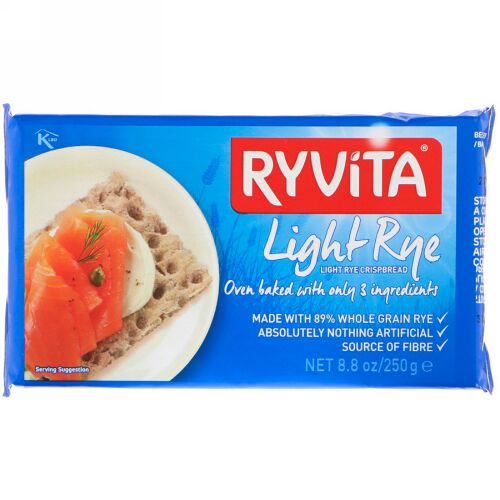 Ryvita, 全粒 ライ麦 クリスプブレッド、 クランチライト ライ麦 、 8.8 oz (250 g) (Discontinued Item)