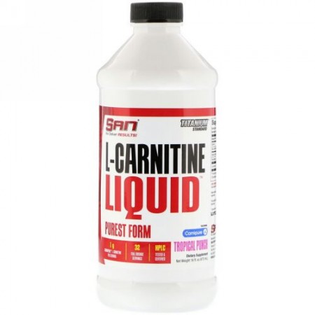 SAN Nutrition, L-カルニチンリキッド、トロピカルパンチ、473ml（16 fl oz） (Discontinued Item)