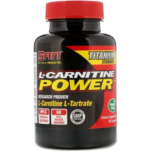 SAN Nutrition, Lカルチニンパウダー、カプセル60錠 (Discontinued Item)
