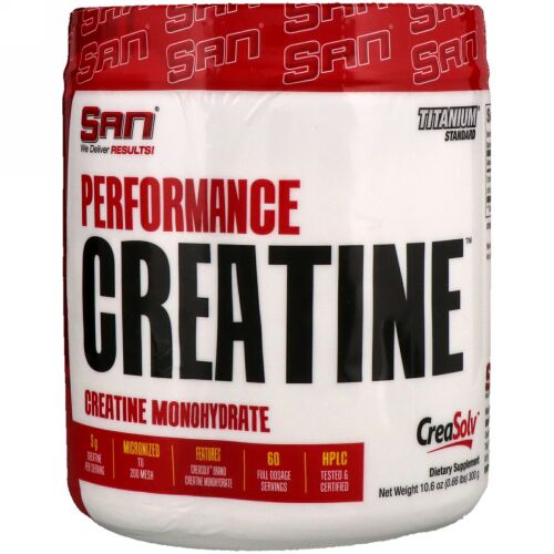 SAN Nutrition, パフォーマンスクレアチン、10.6 oz (300 g) (Discontinued Item)