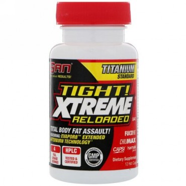 SAN Nutrition, Tight Xtreme Reloaded, 12 Hot Caps (Discontinued Item)
