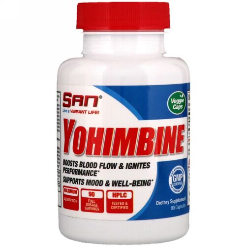 SAN Nutrition, ヨヒンビン、カプセル90錠 (Discontinued Item)