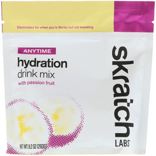 SKRATCH LABS, Anytime Hydration Drink Mix, Passion Fruit, 9.2 oz (260 g) (Discontinued Item)