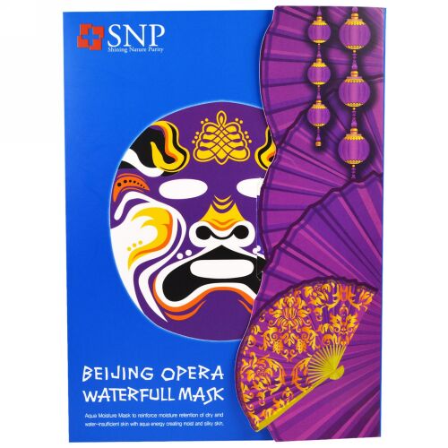 SNP, 北京オペラウォーターフルマスク、 10 マスク x 各(25 ml) (Discontinued Item)