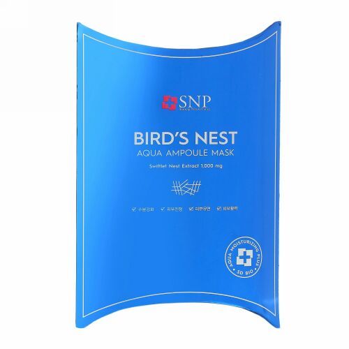 SNP, ツバメの巣アクアアンプルマスク、10枚、各25ml（0.84液量オンス）