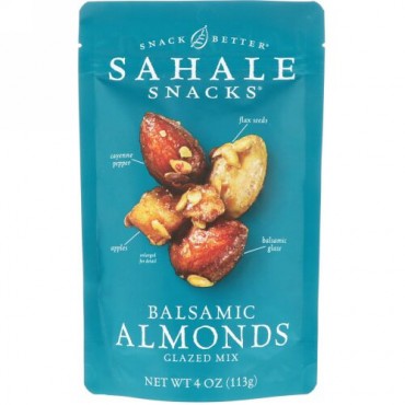 Sahale Snacks, グレーズドミックス、バルサムアーモンド、4オンス (113 g) (Discontinued Item)