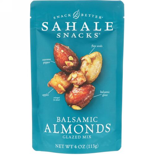 Sahale Snacks, グレーズドミックス、バルサムアーモンド、4オンス (113 g) (Discontinued Item)