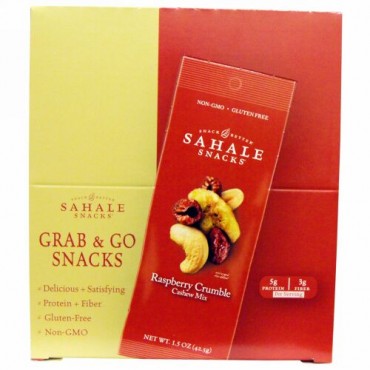 Sahale Snacks, ラズベリー クランブル カシュー ミックス、9パック、各1.5 oz (42.5 g)