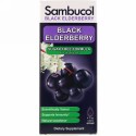 Sambucol, ブラックエルダーベリーシロップ、シュガーフリーフォーミュラ、120ml（4 fl oz）