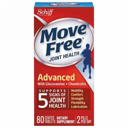 Schiff, 自由な動き（Move Free）, 関節の健康, 80粒（コーティング錠） (Discontinued Item)