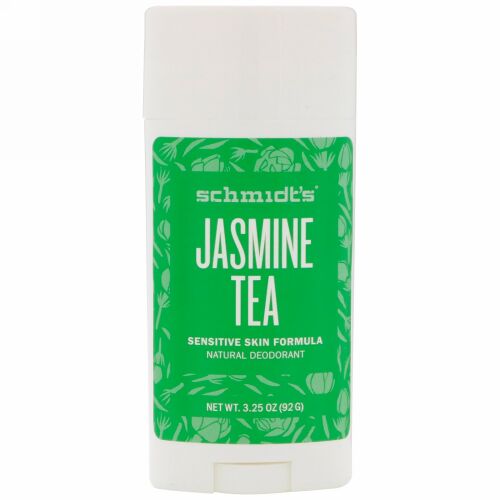 Schmidt's, 繊細肌フォーミュラ、ジャスミンティー、3.25 oz (92 g)