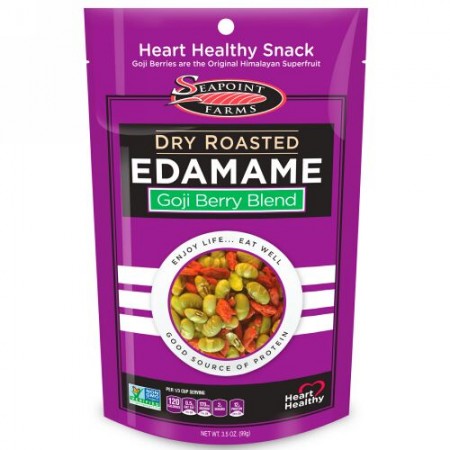 Seapoint Farms, ドライローストエダマメ、ゴジベリーブレンド、3.5 oz (99 g) (Discontinued Item)