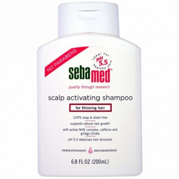 Sebamed USA, 頭皮活性化シャンプー, 薄毛用, 6.8液量オンス (200 ml)