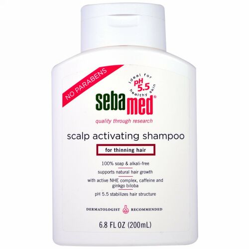 Sebamed USA, 頭皮活性化シャンプー, 薄毛用, 6.8液量オンス (200 ml)